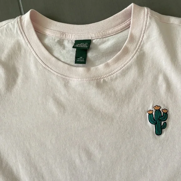 Wild Fable Women’s Short Sleeves Shrunken Boxy T-Shirt - Picture 3 of 9